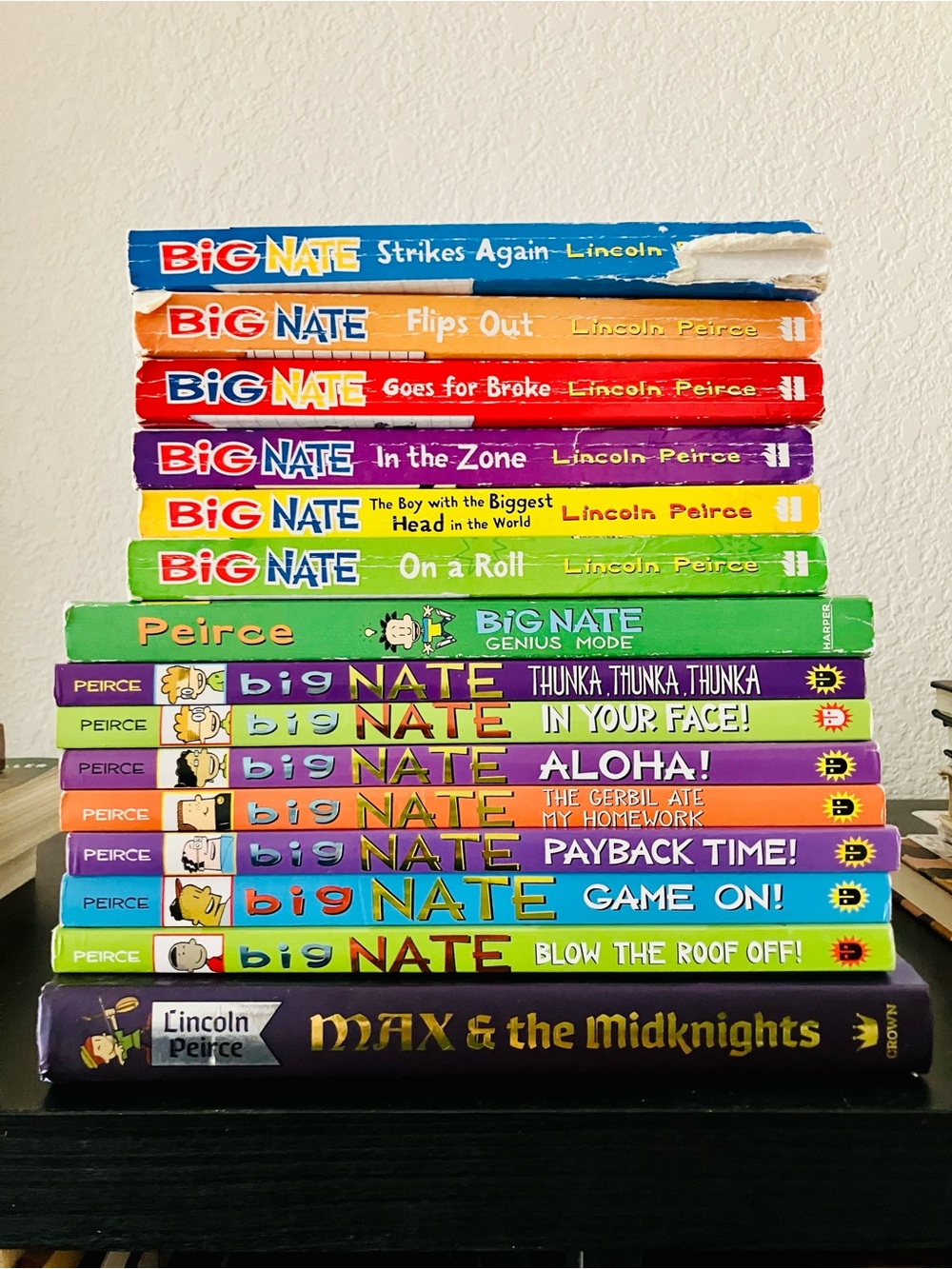 Big Nate Paperback Book Stack - Colorful Kids Chapter Books